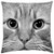 LESGAULEST Throw Pillow Cover -18x18 inch- - Cat Kitty Feline Cute Pet Adorable Face
