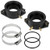 Caltric Carburetor Carb Intake Boot Joint Set Compatible With Yamaha Virago 750 Xv750 1981 1982 1983