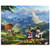 David Textiles Thomas Kinkade's Digital Disney Dreams Mickey and Minnie in The Alps 36'' Panel Fabric Multi