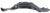 Sherman Replacement Part Compatible with Mazda Miata-MX5 Front Passenger Side Fender Inner Panel -Partslink Number MA1249122-