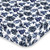 NoJo Super Soft Blue & White Palm Leaf Nursery Mini Crib Fitted Sheet, Navy, White