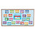 Fun Express Reading Genre Mini Bulletin Board Set - 21 Pieces - Educational and Learning Activities for Kids
