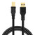 32 FT USB Printer Cable USB 2.0 Type A Male to Type B Male Printer Scanner Cable Cord High Speed Black