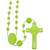Yellow Plastic Rosaries St. Benedict Cross and Medals - Pack of 25 Rosaries - Made in Italy of Food Grade Nylon
