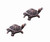 sleeri Turtle Incense Holder - Incense Holder, Incense Stick Holder - Incense Burner Stick Holder, Novelty Incense Holder, Incense Burner Holder for Incense Stick Home Decoration /2PCs (Copper)