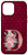 iPhone 12 Pro Max Burgundy floral Initial Letter D monogram pink flowers Case