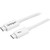 StarTech.com Thunderbolt 3 Cable - 6 ft / 2m - White - 4K 60Hz - USB C Charger - USB C to USB C Cable - USB-C Charge Cable