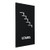 Kubik Letters Stairs Sign ADA Compliant Modern Design Door Sign with Grade 2 Braille for Stair Door with 3M Double Sided Tape