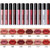 BONNIESTORE 12Pcs Matte Liquid Lipstick Set with Lip Plumper Waterproof Long Lasting lipstick Set Nude Red Color Matte Lip Gloss Durable Liquid Lipgloss Set for Women Makeup