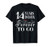14 Years Down Forever to Go Couple 14th Wedding Anniversary T-Shirt