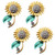 Maluokasa Sunflower Air Vent Clips Cute Car Air Freshener Air Vent Decorative Clip Bling Car Accessories for Women