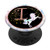 Rose Pink Letter I Initial Unicorn Monogram PopSockets PopGrip- Swappable Grip for Phones  and  Tablets