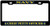 DKISEE License Plate Frame U.S. Navy Chief Petty Officer Aluminum License Plate Cover Auto Tag Holder 6X12 Inch