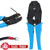 Insulated Wire Crimper,LX-30J Ratchet Crimping Tool Pliers Crimps Insulated Terminals, Wire Terminals Connectors Ratcheting Crimper Plier Tool for 22-10AWG Insulated Wire Crimper,LX-30J Ratchet Crimping Tool Pliers Crimps Insulated Terminals, Wire Terminals Connectors Ratcheting Crimper Plier Tool for 22-10AWG