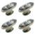 Tulead Bronze Cabinet Knobs Decorative Drawer Pulls Dresser Zinc Alloy Handle Pulls Furniture Vintage Pull Knobs 5PCS with Screws