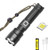 BESTSUN CREE XHP70 LED Flashlight Rechargeable 8000 Lumen Super Bright Tactical Flashlight Zoomable 5 Modes Torch for Camping