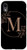 iPhone XR Monogram Initial Letter M Floral Pattern Case