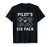 Pilot's Six Pack Instrument Panel Pilot T-Shirt
