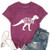 T and Twenties Mama Dinosaur Shirt Cute Mama Saurus Shirts for Women Casual Mom Dinosaur Mama Saurus Graphic Tee Shirt Rose Red