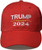 Idealforce Trump Hat 2024 MAGA Adjustable Trump 2024 Hat Baseball Cap-Red-