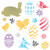 Easter Bunny Stencil 6.5 x 6.5 inch - Classic Easter Bunny Design Stencils for Painting Template