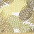 Ambesonne Pineapple Fabric by The Yard Summer Themed Overlapping Curving Exotic Tropical Pineapples with Lines Print Stretch Knit Fabric for Clothing Sewing and Arts Crafts 2 Yards Yellow Brown