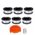Biowow Line String Trimmer Replacement Spool, 30ft 0.065" Replacement Autofeed Spool for Black and Decker Weed Trimmer Line 7 Pack (6 Replacement Spool,1 Trimmer Cap)