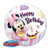 Minnie Mouse 1st Birthday Qualatex 22 Inch Bubble Balloon