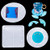 iSuperb 3Pack Coaster Resin Molds Epoxy Casting Molds Silicone Molds for Coaster Bowl Mat Pendant Home Decoration
