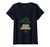 Womens Family Tree Wood Family Reunion V-Neck T-Shirt
