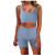 IKDXUF Women's Yoga Workout Set 2 Piece Rib-knit Seamless Outfits Gym Shorts Sports Bra Summer Sexy Active Tracksuits IKDXUF Women's Yoga Workout Set 2 Piece Rib-knit Seamless Outfits Gym Shorts Sports Bra Summer Sexy Active Tracksuits