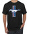 Ford Mustang Shirt Officially Licensed Logo Mens Tshirt Womens T-Shirt Performance Tee Black Small