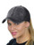 C.C Ponycap Messy High Bun Ponytail Adjustable Mesh Trucker Baseball Cap Hat Distressed Gray