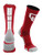 TCK Oklahoma Sooners Baseline 3.0 Crew Socks -Crimson-Grey-White Medium-