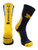 TCK Michigan Wolverines Perimeter Crew Socks -Navy-Gold-White Large-