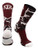 TCK Texas A and M Aggies Woodland Camo Crew Socks -Maroon-White-Graphite Small-