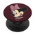 Disney Mickey And Friends Minnie Pink Bow Big Face PopSockets PopGrip- Swappable Grip for Phones  and  Tablets