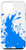 iPhone 12 mini Blue Paint Splatter Case