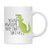 Andaz Press 11oz. Funny Rude Coffee Mug Gag Gift Rude Dinosaur Graphic You're Awesome Keep That Shit Up 1-Pack