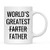 Andaz Press 11oz. Father's Day Coffee Mug Gift World's Greatest Father Farter 1-Pack Funny Dad Birthday Christmas Gift Ideas
