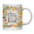 Andaz Press 11oz. Floral Flowers with Motivational Quote Coffee Mug Gift Have Courage and Be Kind 1-Pack Inspirational Gift for Her