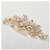 SWEETV Handmade Wedding Hair Comb Clip Rhinestone Bridal Hair Comb Piece Gold Hair Accessories for Brides Wedding
