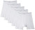 Hanes Men's 5-Pack Ultimate FreshIQ Boxer with ComfortFlex Waistband Brief -Small White-
