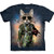 The Mountain unisex adult Tom Cat novelty t shirts Blue XX-Large US