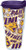 Tervis Northern Iowa Panthers All Over Tumbler with Wrap and Royal Purple Lid 24oz Clear