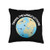 Travel love declaration graphic design Travel the world with me cute wanderlust design Throw Pillow 16x16 Multicolor