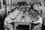 Buyenlarge "Naval Cadets sit at Long Table with Bowls in Front Paper Poster 12" x 18"