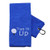 PXTIDY Tee It Up Golf Towel Aiming Ball Hole Golfing Golf Towel Gift for Women Men Golf Lover Gift Encourage Embroidered Golf Towel with Clip for Golfer Golf Player -Blue-