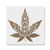 Mandala Weed Leaf Stencil - Reusable Stencils for Painting - Create DIY Mandala Weed Leaf Home Decor