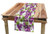 Lunarable Grape Table Runner Vineyard Concept with Violet Tone Ripe Fresh Grapes Organic Viticulture Dining Room Kitchen Rectangular Runner 16" X 72" Violet Purple